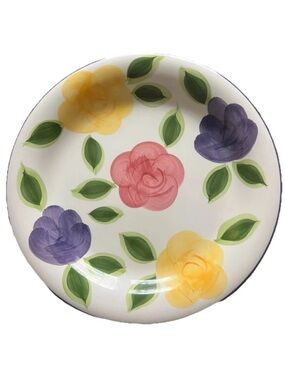 Flora Di Roma Rosa Hand Painted Dinner Plate! Tabletops Unlimited. Discontinued.